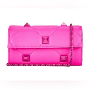 Valentino Garavani Roman Stud Wallet on Chain